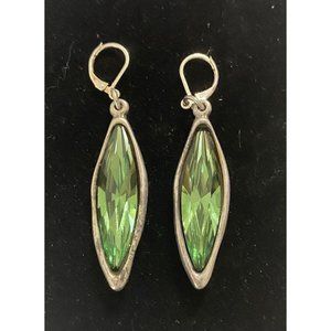 Uno de 50 Vintage? Emerald Green Swarovski Elements Crystal Earrings I SPY